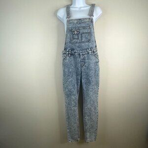 Vintage Y2K YMI Grunge Mineral Washed Denim Overalls Womens 5 XS Straight Leg